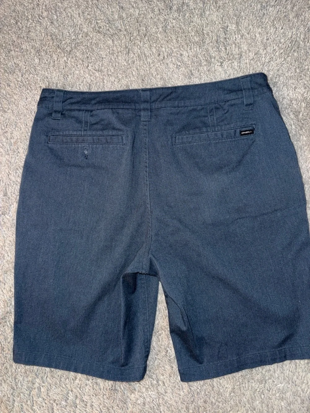 O’Neils men’s sz 34 blue Chino flat front Shorts golf, beach, summer, classic